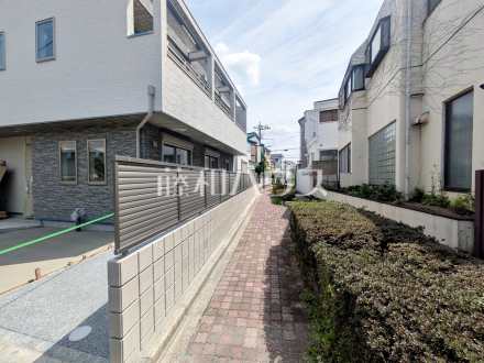 接道状況および現場風景　【杉並区天沼２丁目】／撮影日2026/04/18