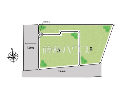 全体区画図　【杉並区天沼２丁目】