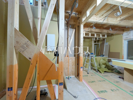 A号棟　建築中内観　【杉並区天沼２丁目】／撮影日2026/01/08