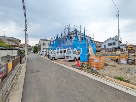 接道状況および現場風景　【小平市小川東町５丁目】／撮影日2026/07/17