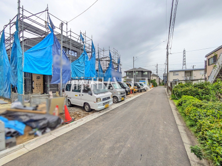 接道状況および現場風景　【小平市小川東町５丁目】／撮影日2026/07/17