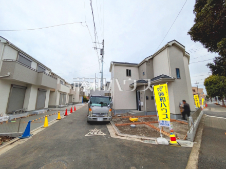 接道状況および現場風景　【府中市日新町３丁目】／撮影日2026/02/27