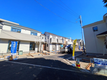 接道状況および現場風景　【府中市日新町３丁目】／撮影日2026/02/21