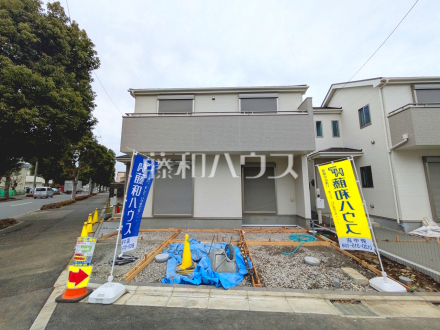A号棟　接道状況および現場風景　【府中市日新町３丁目】／撮影日2026/02/27