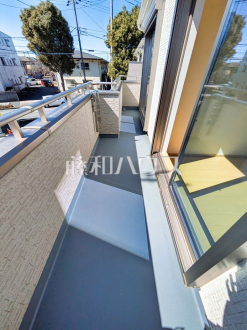 B号棟　バルコニー　【府中市日新町３丁目】／撮影日2026/03/08