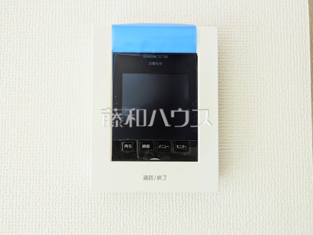 D号棟　TVモニター付きインターホン　訪問者がわかるTVモニター付インターホンは、お子様のお留守番にも活躍するかも？！／撮影日2026/02/27