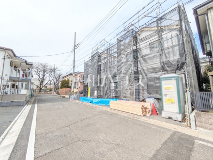 接道状況および現場風景　【練馬区南大泉１丁目】／撮影日2026/02/20