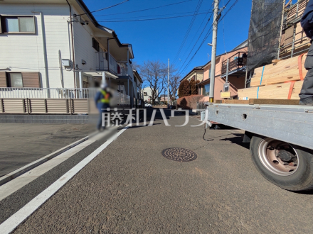 接道状況および現場風景　【練馬区南大泉１丁目】／撮影日2026/02/03