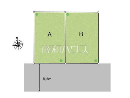 全体区画図　【練馬区南大泉１丁目】