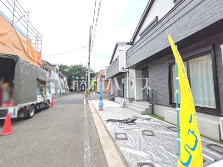 接道状況および現場風景　【練馬区南大泉１丁目】／撮影日2026/07/17