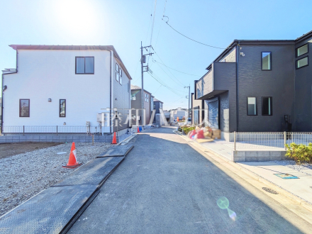 接道状況および現場風景　【新座市石神２丁目】／撮影日2026/03/23