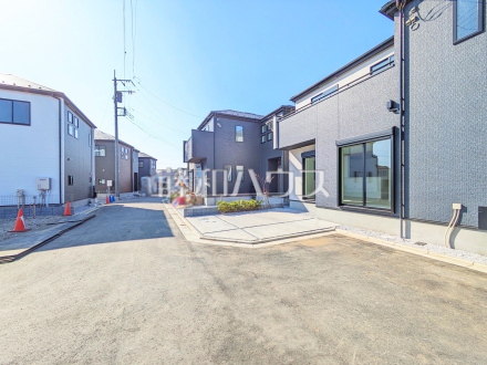 接道状況および現場風景　【新座市石神２丁目】／撮影日2026/03/23