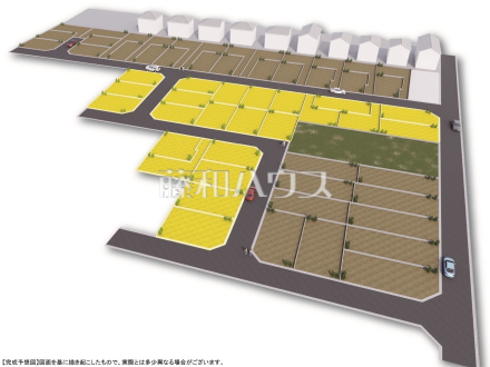 造成完了予想図　【国分寺市戸倉４丁目】
