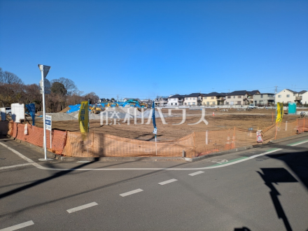 接道状況および現場風景　【国分寺市戸倉４丁目】／撮影日2026/01/09