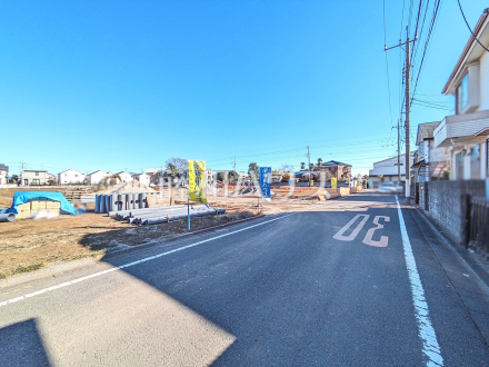 接道状況および現場風景　【国分寺市戸倉４丁目】／撮影日2025/12/18