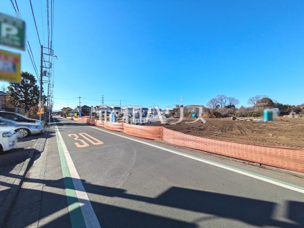 接道状況および現場風景　【国分寺市戸倉４丁目】／撮影日2025/12/18