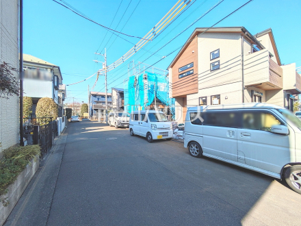 接道状況および現場風景　【国分寺市高木町２丁目】／撮影日2026/02/13