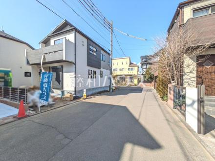 接道状況および現場風景　【国分寺市高木町２丁目】／撮影日2026/02/23
