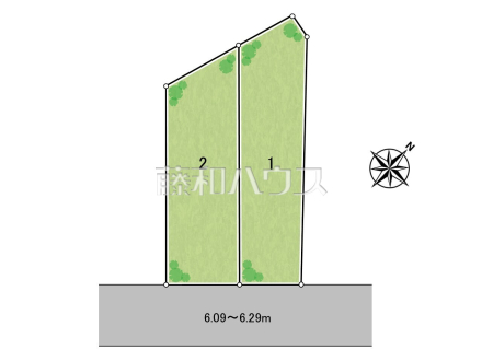 全体区画図　【春日井市味美町３丁目】