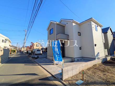 接道状況および現場風景　【三鷹市上連雀８丁目】／撮影日2025/12/11