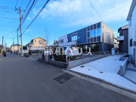 接道状況および現場風景　【三鷹市上連雀８丁目】／撮影日2025/12/26