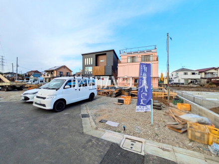 ≪現地外観≫建物のプレゼンをさせていただきますので、実際の完成イメージを思い描いていただくことができます。お気軽にお問合せ下さい。【府中市日新町５丁目】／撮影日2025/12/05