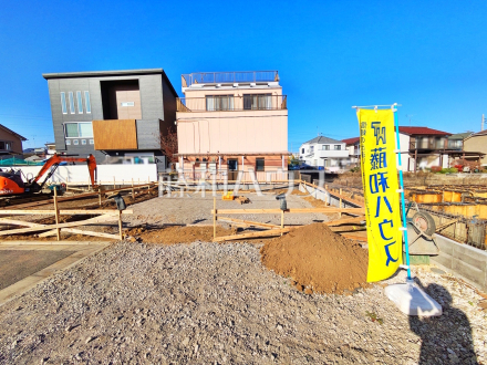 ≪3号棟　外観≫ご家族のコミュニケーションが広がるリビングイン階段と対面キッチンを設けたプラン【府中市日新町５丁目】／撮影日2025/11/30