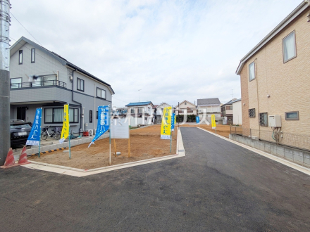 接道状況および現場風景　【立川市栄町２丁目】／撮影日2026/02/24