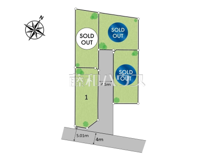 全体区画図　【立川市栄町２丁目】