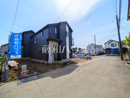 接道状況および現場風景　【日野市落川】／撮影日2026/04/17