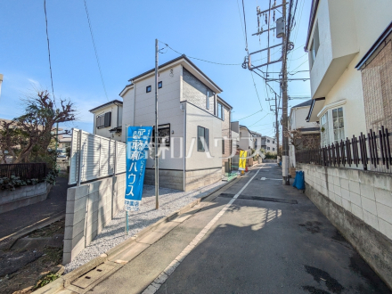 接道状況および現場風景　【練馬区向山４丁目】／撮影日2026/02/06