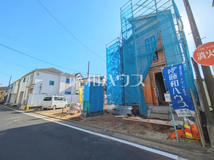 接道状況および現場風景　【府中市是政２丁目】／撮影日2026/01/17