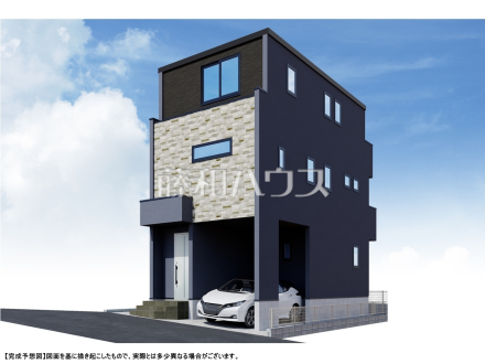 完成予想図（外観）　2号棟【和光市南１丁目】