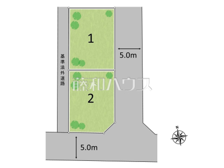 全体区画図　【小平市小川東町１丁目】