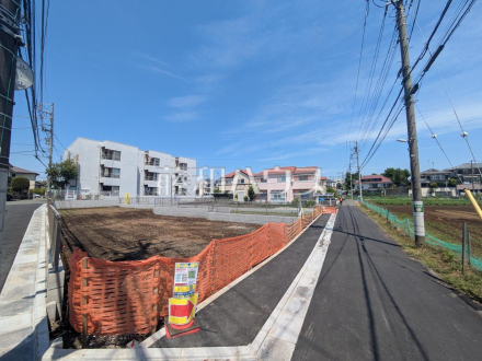 接道状況および現場風景　【調布市染地１丁目】／撮影日2026/05/02