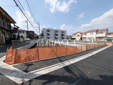 接道状況および現場風景　【調布市染地１丁目】／撮影日2026/04/11