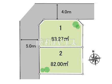 全体区画図　【小金井市梶野町４丁目】