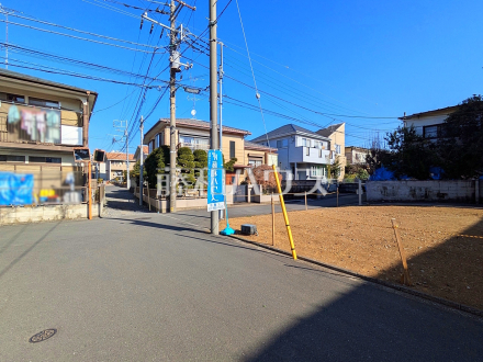 接道状況および現場風景　【小金井市梶野町４丁目】／撮影日2026/01/17