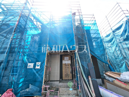 2号棟　外観　【東村山市恩多町１丁目】建築中のため、完成後には確認できなくなる構造部分などが今ならご覧いただけます。入居後のマイホームへの愛着も違うかもしれませんね！  
／撮影日2026/04/12