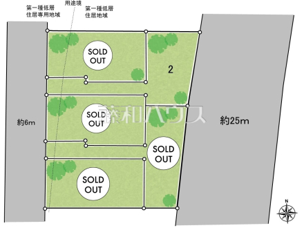 全体区画図　【国立市泉３丁目】
