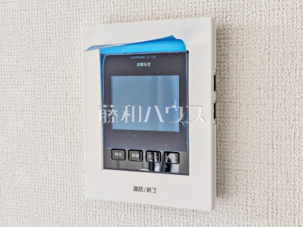 8号棟　TVモニター付インターホン　【新座市池田４丁目】　防犯に役立つTVモニター付インターフォン／撮影日2026/04/10