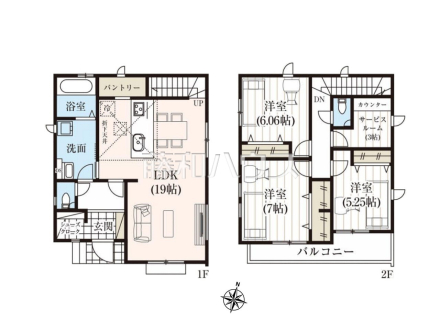 1号棟　間取図　【富士見市大字水子】／撮影日2025/12/05