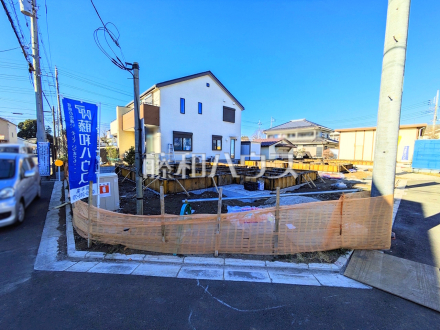 ≪1号棟　外観≫建物のプレゼンをさせていただきますので、実際の完成イメージを思い描いていただくことができます。お気軽にお問合せ下さい。　【府中市多磨町２丁目】／撮影日2026/01/12