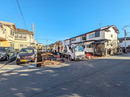 接道状況および現場風景　【小平市小川町１丁目】／撮影日2025/12/18