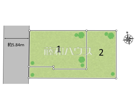 全体区画図　【小平市小川町１丁目】
