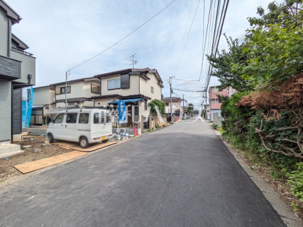 接道状況および現場風景　【小平市小川町１丁目】／撮影日2026/07/04