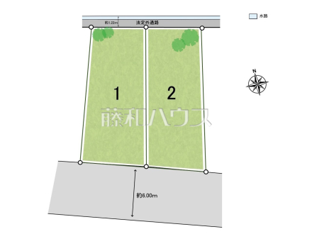 全体区画図　【調布市深大寺東町４丁目】