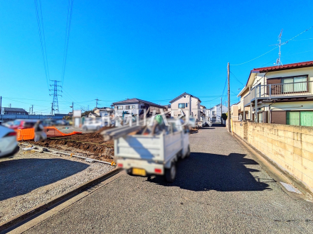 接道状況および現場風景　【府中市西府町３丁目】／撮影日2026/01/09