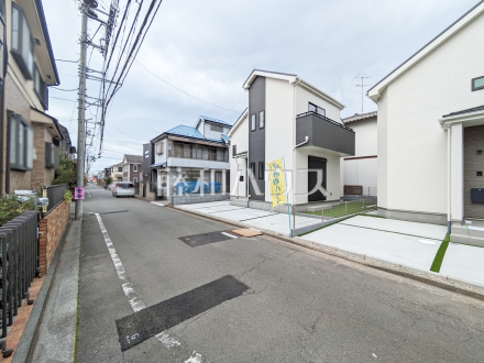 接道状況および現場風景　【立川市栄町２丁目】／撮影日2026/04/10