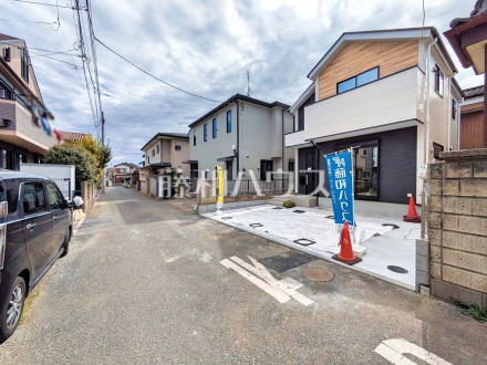 接道状況および現場風景　【東久留米市氷川台２丁目】／撮影日2026/03/19